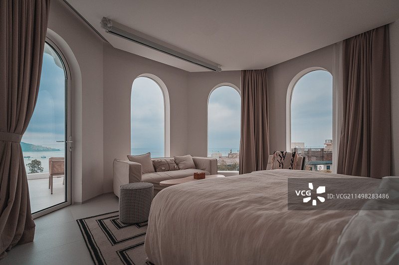 深圳 大鹏 南澳沙滩 海滨小镇 民宿图片素材