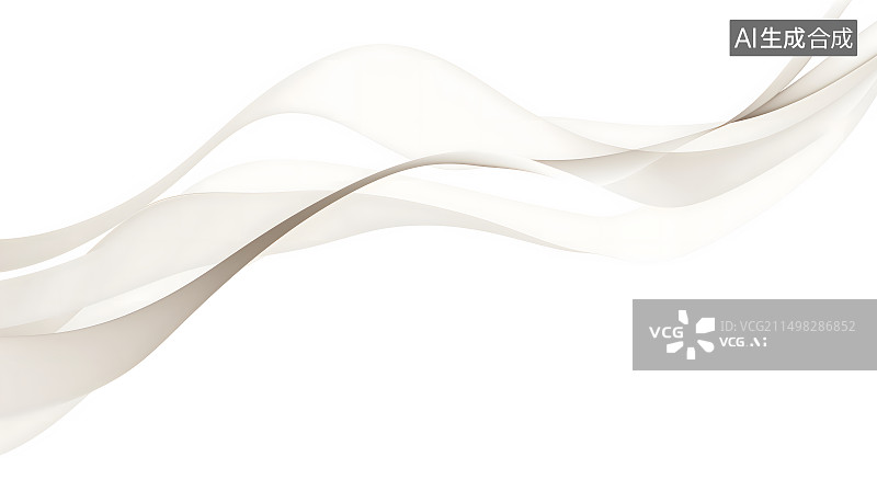 【AI数字艺术】飞扬的丝带抽象背景图片素材