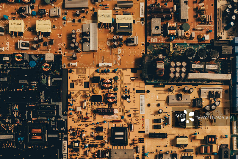电子元器件与电路板图片素材