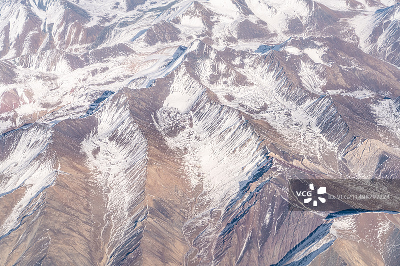 飞机飞往阿勒泰，冰川，地理 云景，天山，雪山图片素材