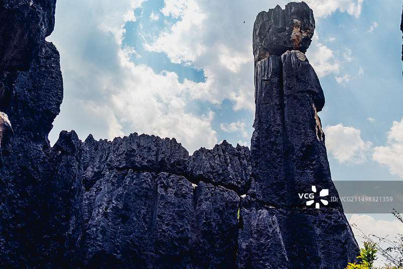 昆明石林风景区图片素材