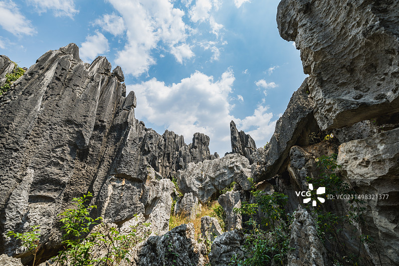 昆明石林风景区图片素材