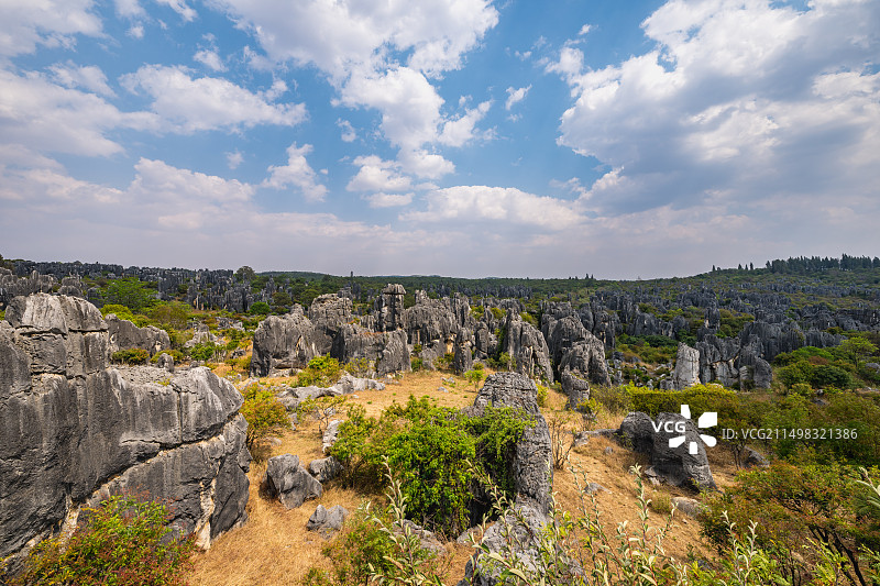 昆明石林风景区图片素材