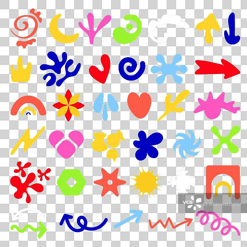 简约抽象原始元素设计图片素材