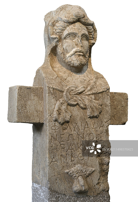 带胡须的人像柱图片素材