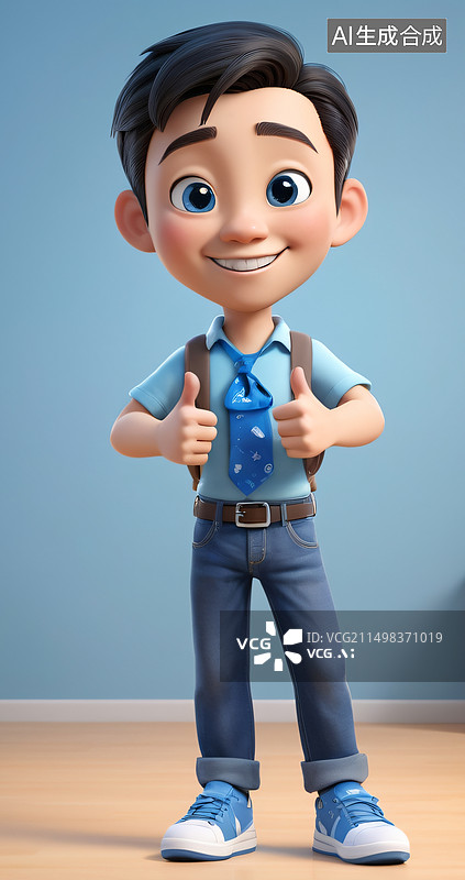 【AI数字艺术】点赞的老师图片素材