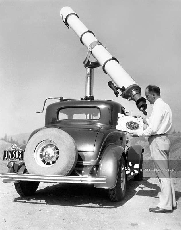 便携式望远镜图片素材