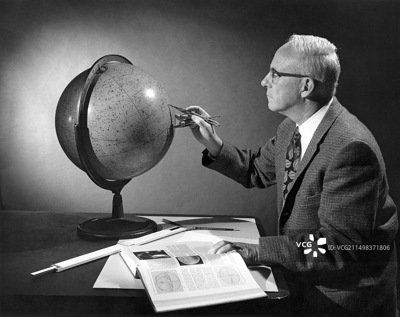 恒星引导与导航研究图片素材