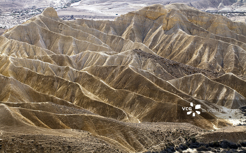 内盖夫沙漠荒地，以色列图片素材