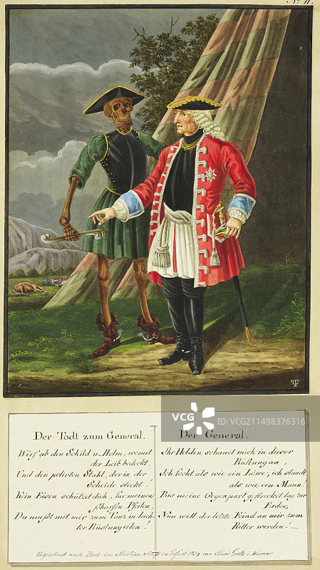 死亡之舞寓言插图图片素材