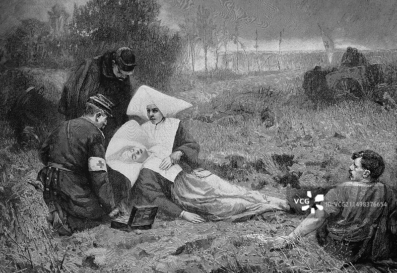 普法战争插图图片素材