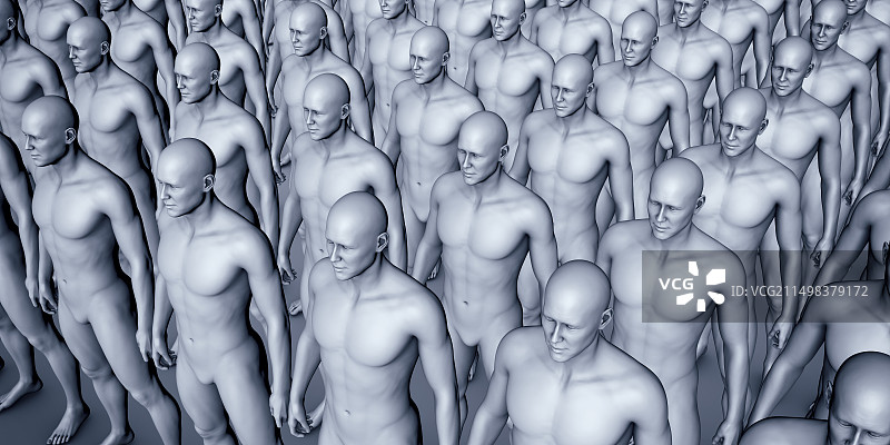 克隆人插画图片素材