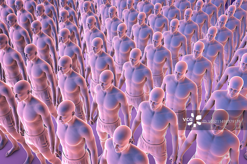 克隆人插画图片素材