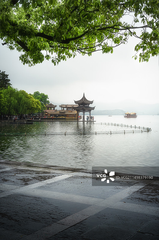 四月西湖图片素材