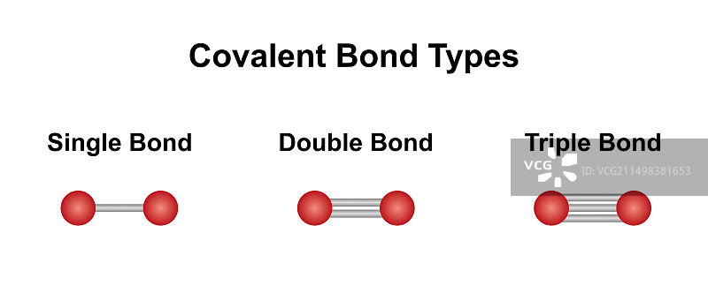 共价键类型图示图片素材