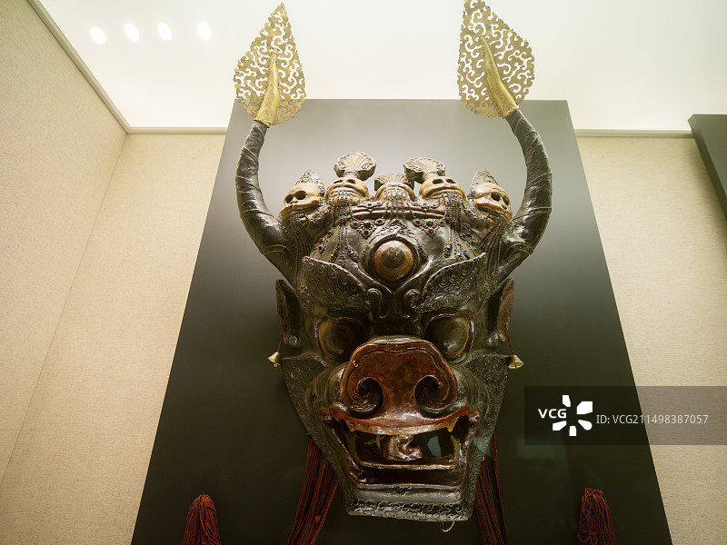 脸谱，博物馆，中国民族风，历史文化图片素材