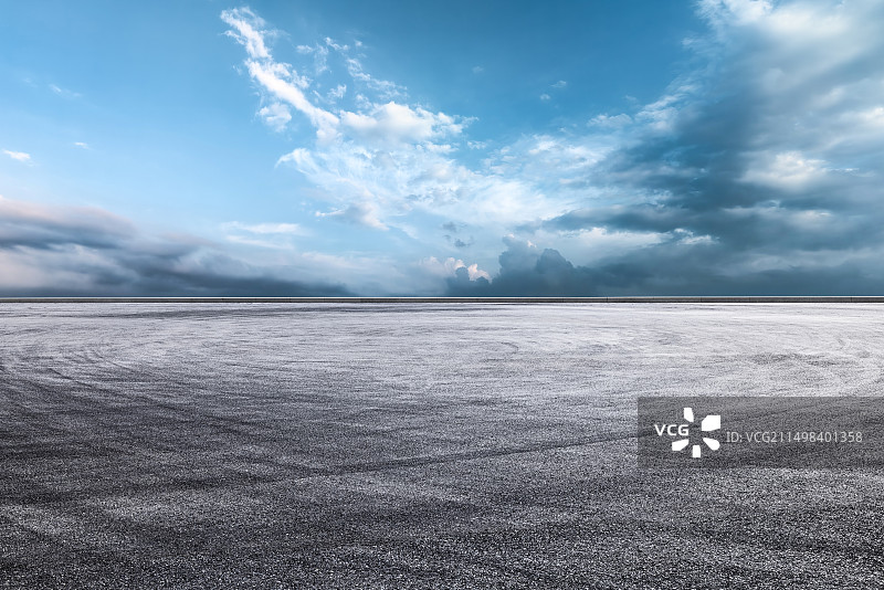 广场道路汽车广告背景图图片素材