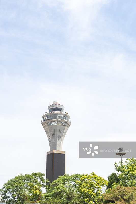 北京首都机场塔台控制台建筑图片素材