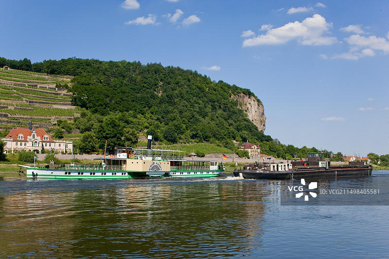 迈森附近的易北河谷图片素材