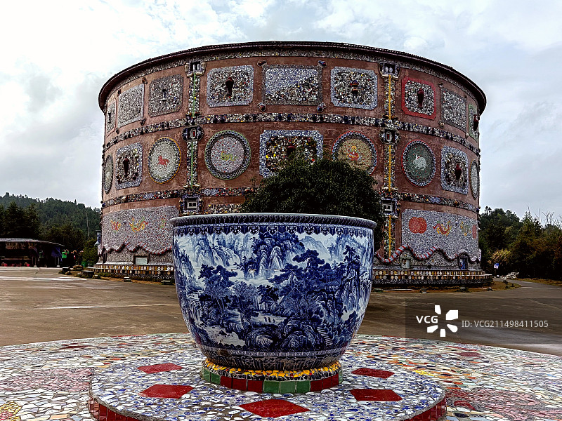 浮梁县瓷宫建筑图片素材