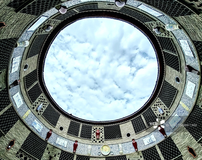 瓶里天空——拍摄于浮梁县瓷宫图片素材