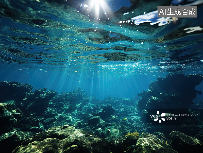 【AI数字艺术】海底世界图片素材