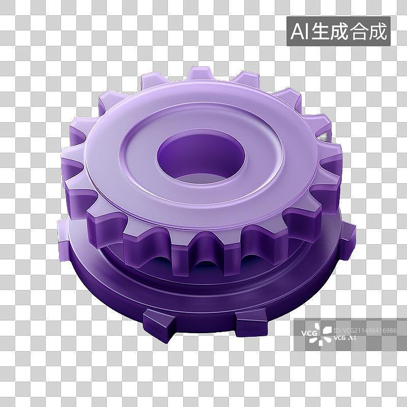 【AI数字艺术】齿轮图片素材