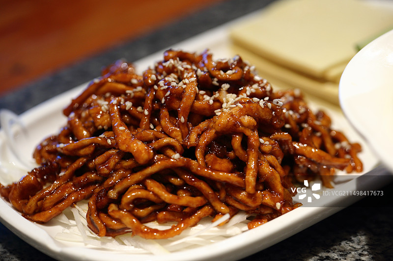 京酱肉丝图片素材