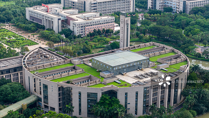 广州大学大学城校区图书馆图片素材