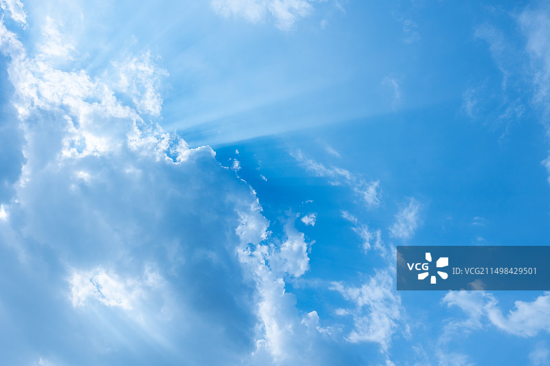 蓝天白云图片素材