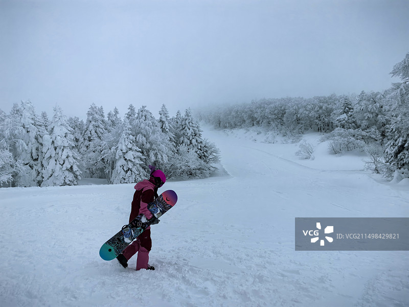 滑雪记录图片素材