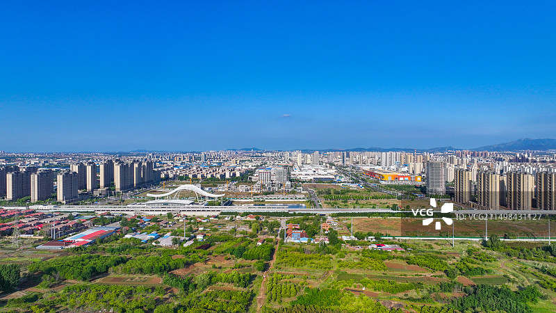 即墨城市风光图片素材