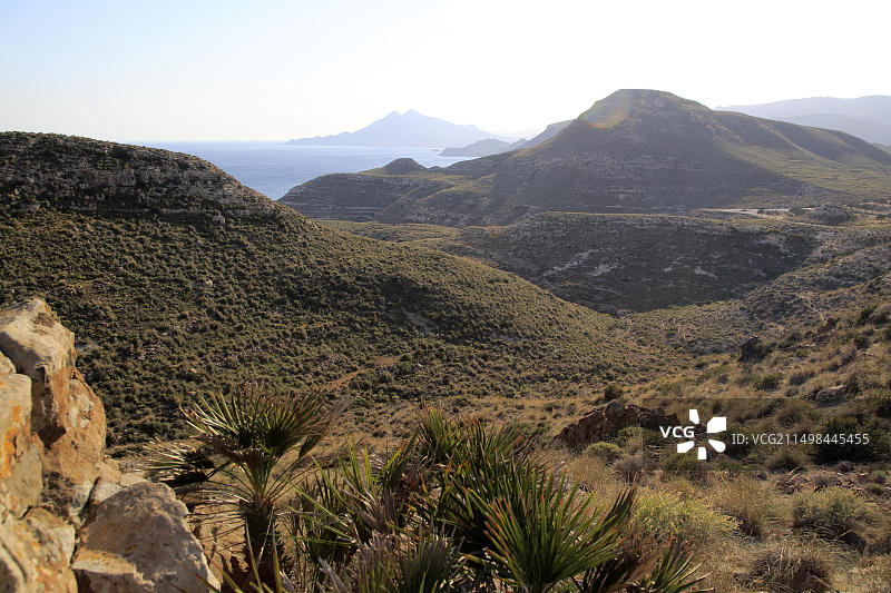 西班牙阿尔梅里亚加塔角自然公园罗达尔基拉尔沿海风光图片素材