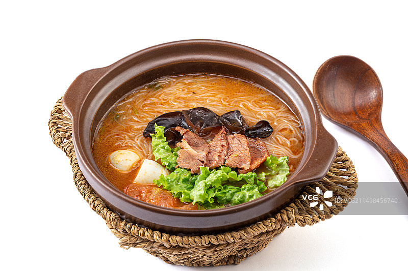 砂锅牛肉粉丝图片素材