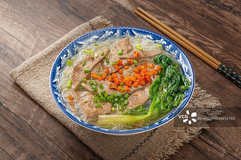 猪肝粉丝汤图片素材