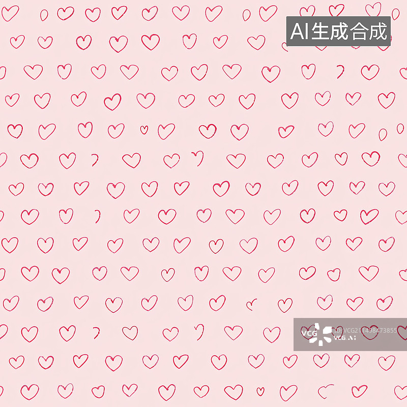 【AI数字艺术】彩色线条花卉重复无缝图案纺织品装饰背景图片素材