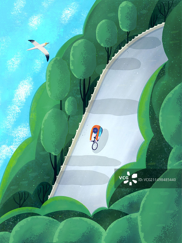 户外骑行图片素材