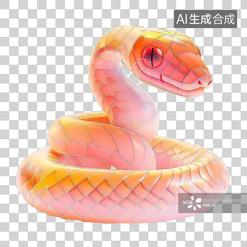 【AI数字艺术】生肖蛇图片素材