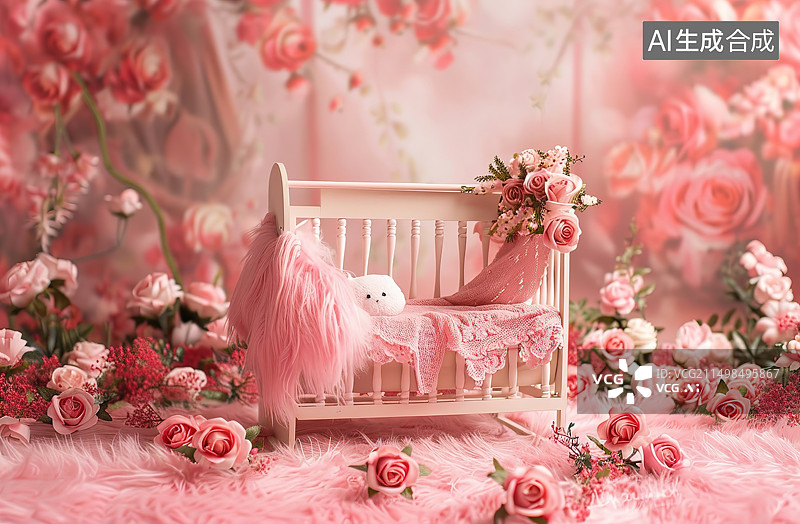 【AI数字艺术】春天里的鲜花图片素材