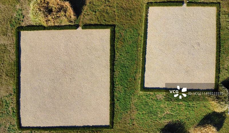 杭州良渚文化村矿坑公园图片素材