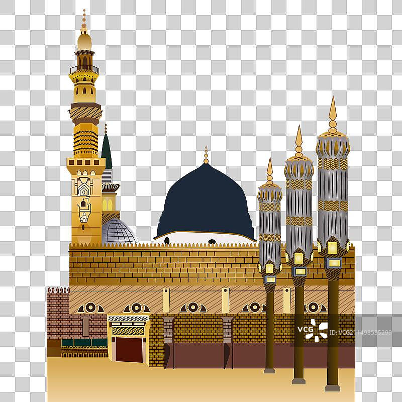 先知清真寺图片素材