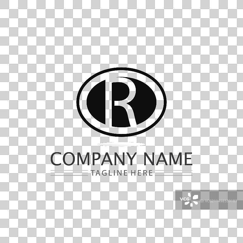 R字母箭头图标图片素材