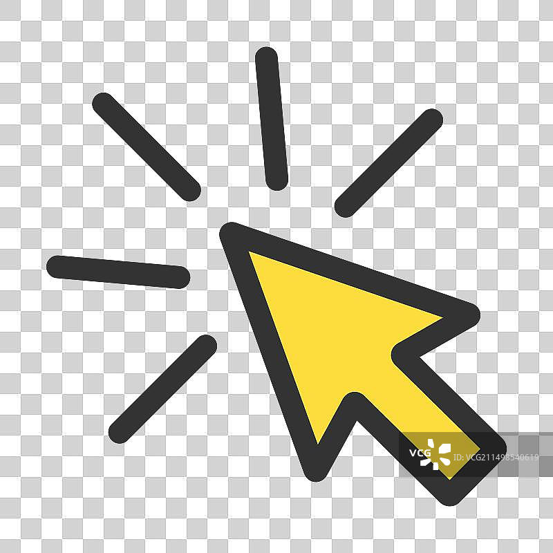 点击图标箭头鼠标网页按钮光标数字图片素材