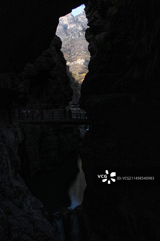 云台山峡谷风光图片素材