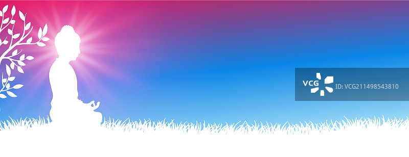 佛诞节贺卡banner图片素材