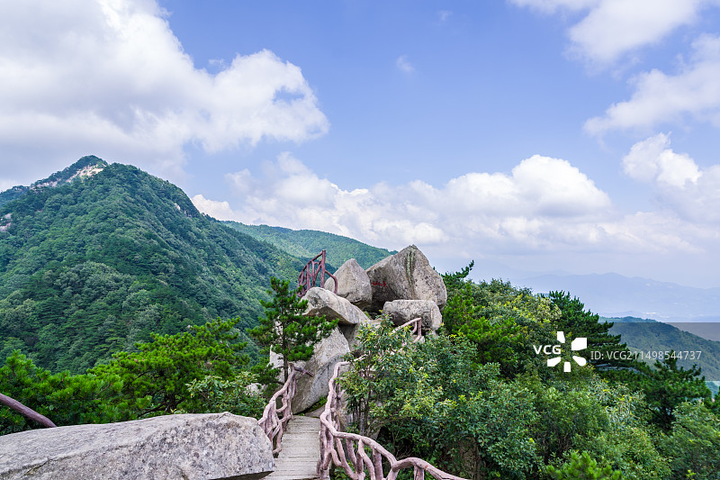 黄冈罗田县大别山薄刀峰景区图片素材