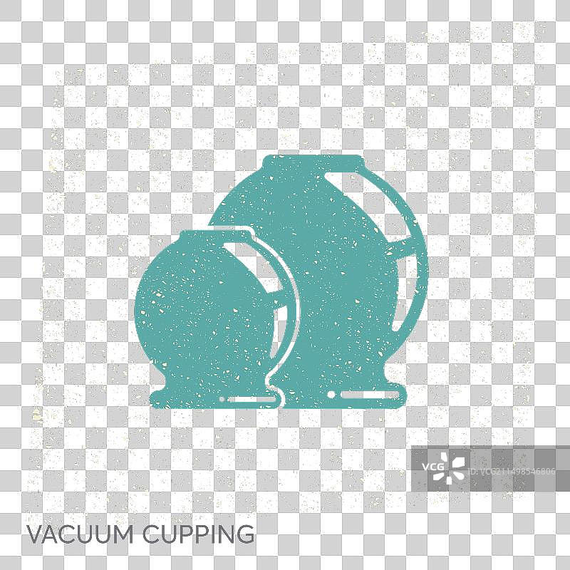 用于真空按摩的圆形火罐玻璃罐图片素材