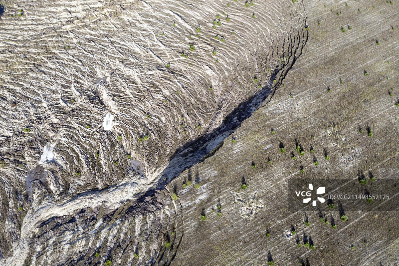 科特布斯北部露天矿：宛如月球景观（正在建设科特布斯波罗的海）图片素材