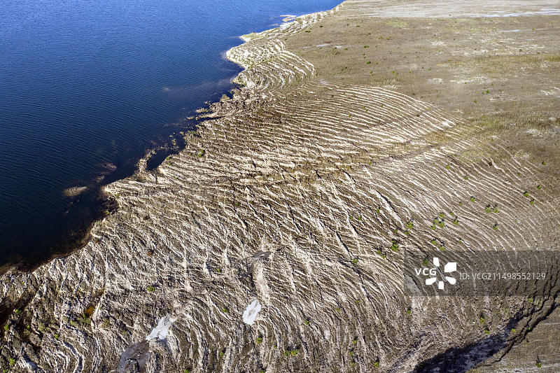 科特布斯北部露天矿：宛如月球景观（正在建设科特布斯波罗的海）图片素材