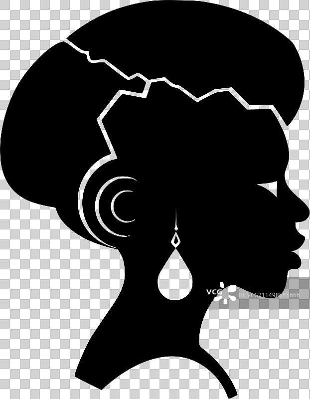 非洲黑白图案图片素材